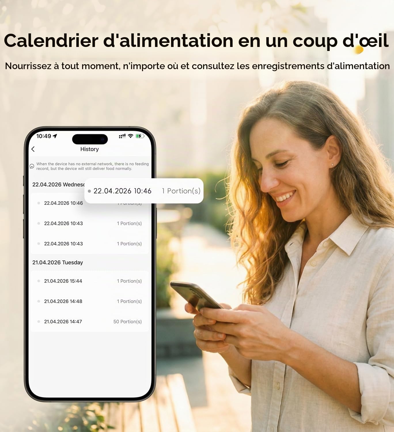 Distributeur Automatique 7L avec APP & WiFi Double-Bande pour Chats/Chiens | 2 bols, 7L, APP, WiFi 2,4G/5G, minuterie programmable, pour plusieurs chats et chiens, noir élégant