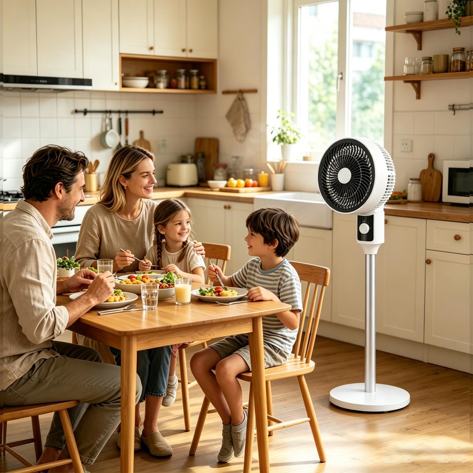Ventilatore a piedistallo per camera da Velocità Regolabile | Ventilatore Circolante per Casa Per proprietari di casa, affittuari, ufficio domestico, camera da , studio, officina,