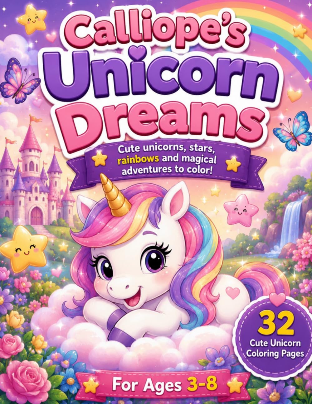 Calliope’s Unicorn Adventures: A Fun Coloring & Activity Book for Kids Ages 3–8