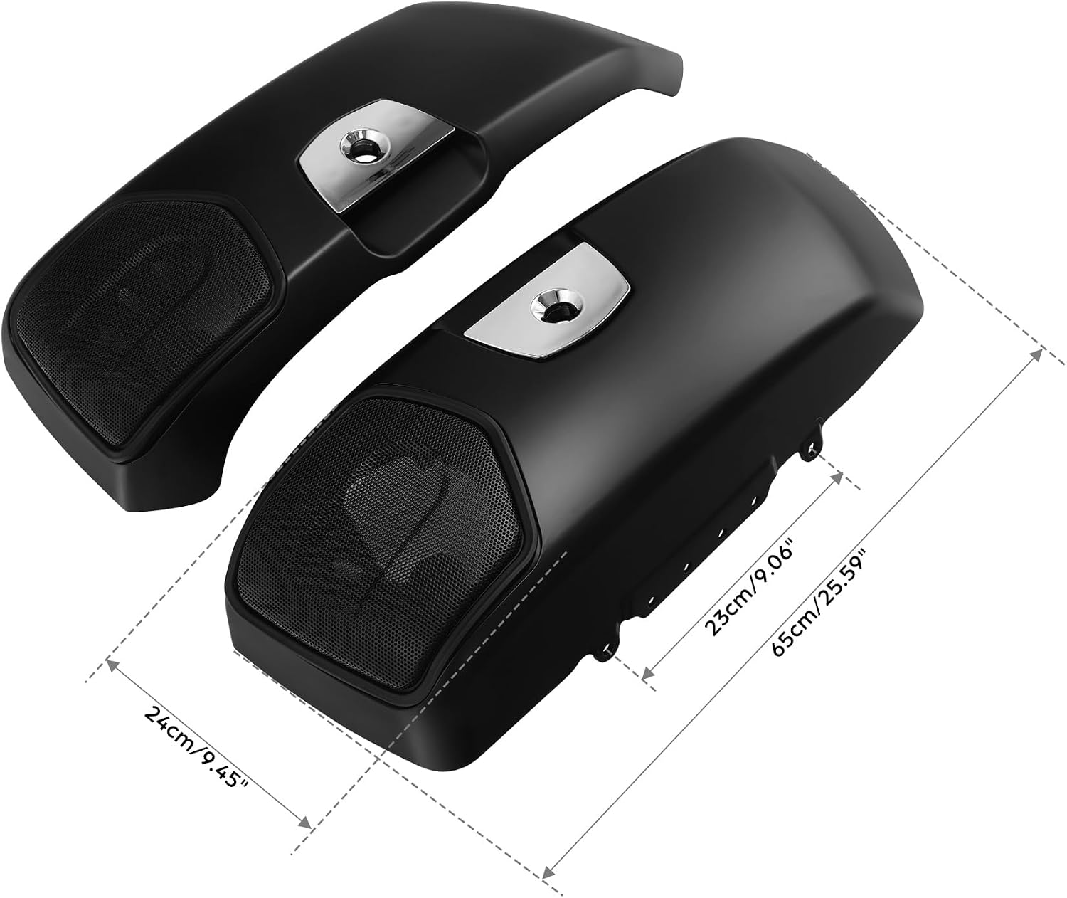 TCMT Matte Black Saddlebag Lids Cover Fit For Indian 2021-2023 Roadmaster Limited 2020-2023 Chieftain Elite 2019-2023 Chieftain Limited 2019-2023 Chieftain Dark Horse 2022-2023 Indian Pursuit