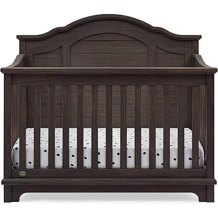 simmons rustic white crib