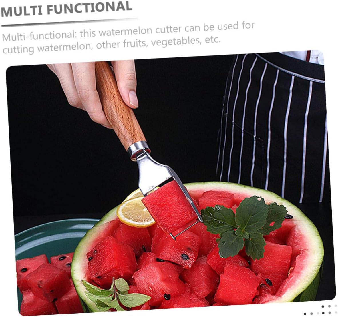 Watermelon Slicer Cutter Tool Stainless Steel for Fruit Cubes