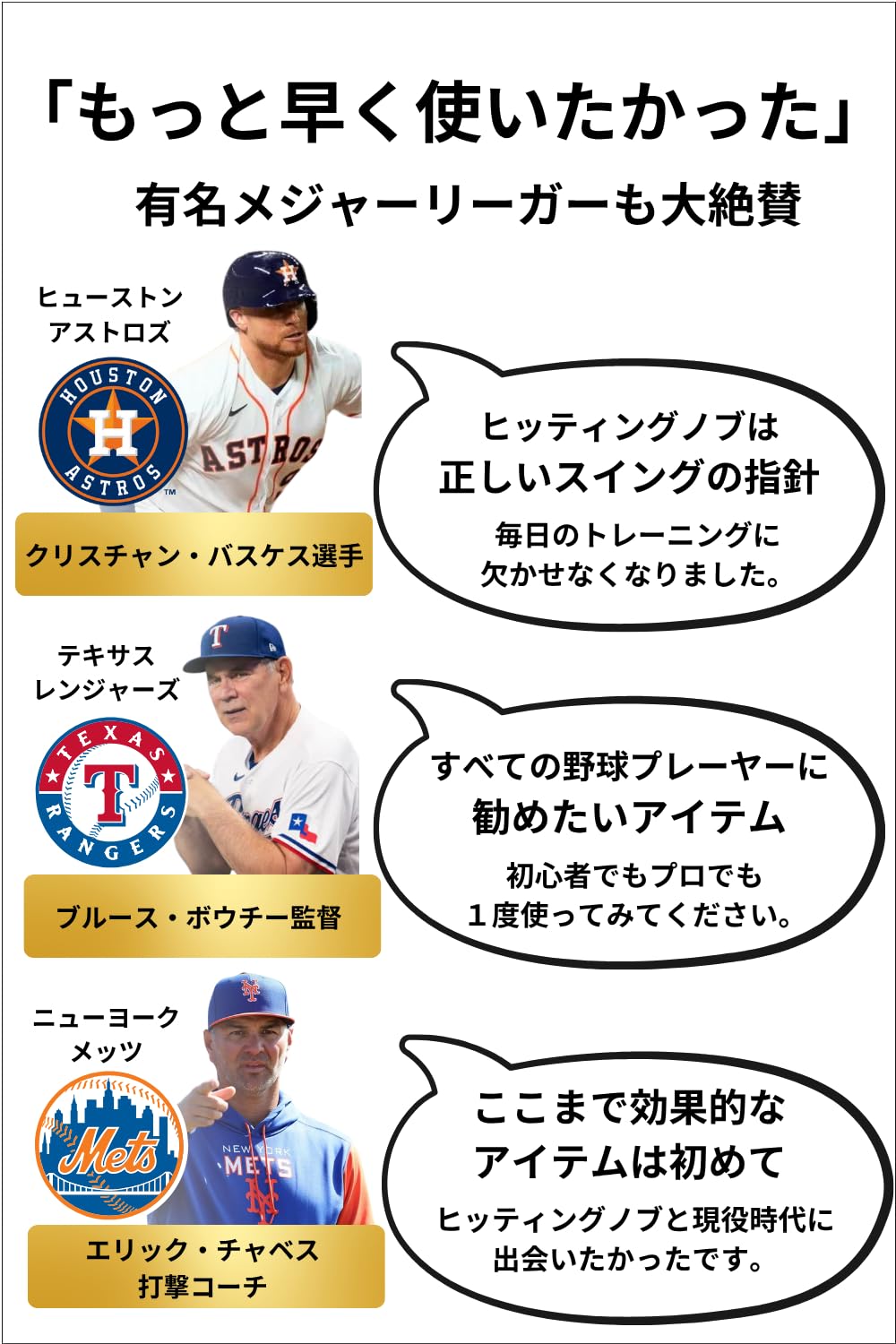 Amazon | 【 全米大ヒット メジャーリーガー愛用 】ヒッティングノブ