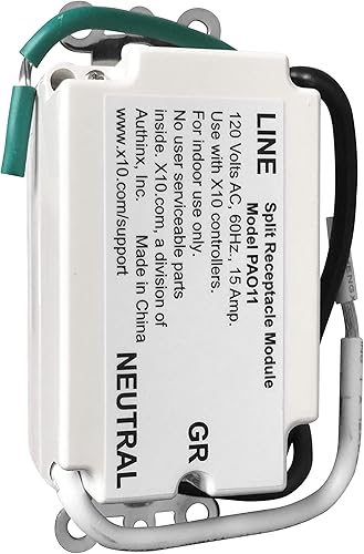 Miniatura 2 de X10 Receptáculo dúplex medio conmutado PA011 - Receptor