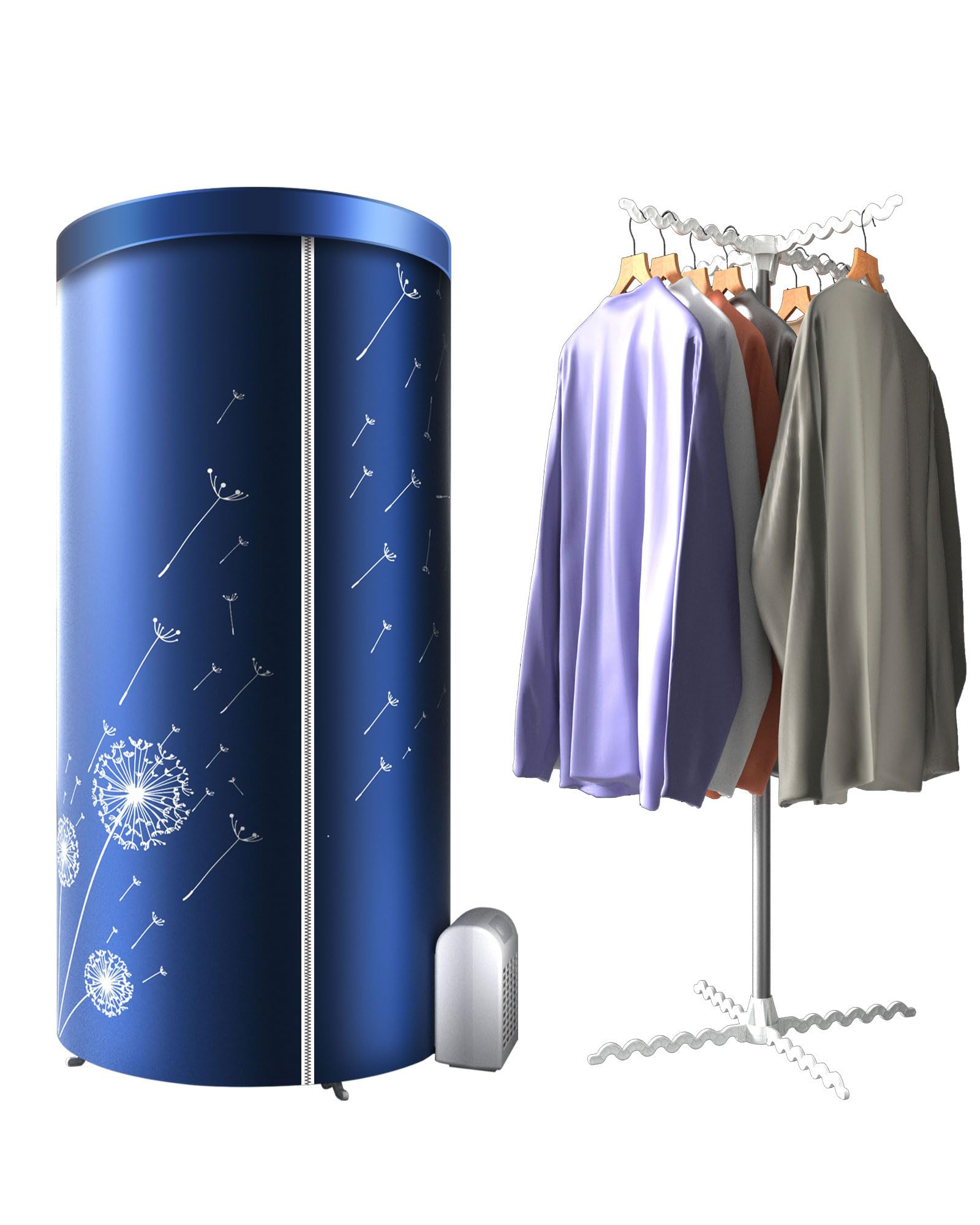 Buy Portable Electric Clothes Dryer, 1000W Heated Clothes Airer, Travel