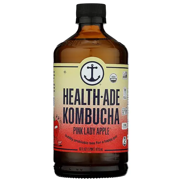 Health Ade, Kombucha Apple Pink Lady 16Fz Organic, 16 Fl Oz 1