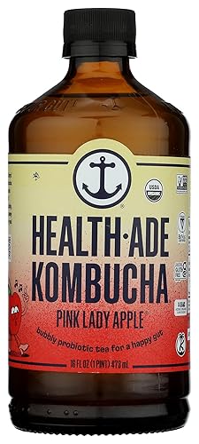 Botella de kombucha Health-Ade Pink Lady, 16 onzas líquidas
