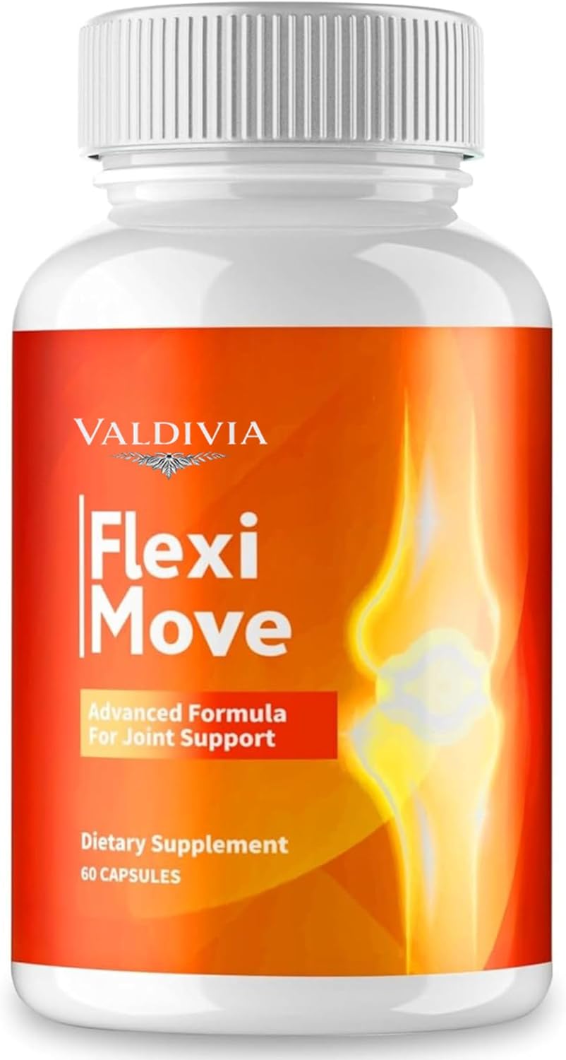 Flexi Move Joint Supplement Capsules, Official Flexi Move - Maximum Strength, All Natural Formula to Fortify Bones, Movement & Bolster Flexibility, FlexiMove Joint Support Reviews (60 Capsules)