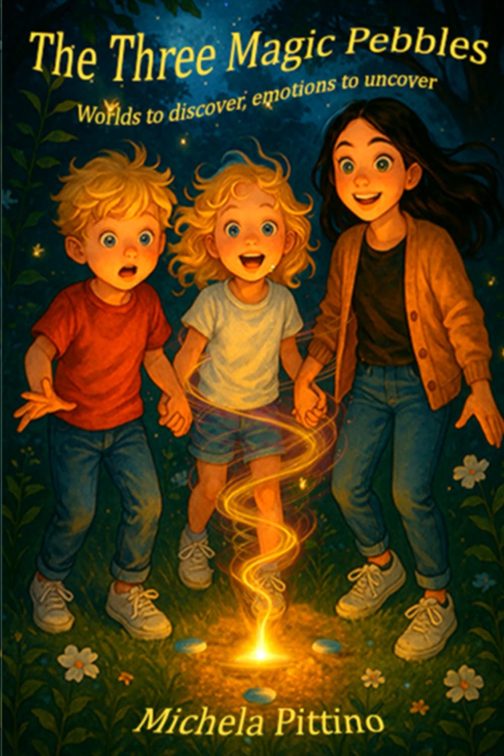 The Three Magic Pebbles.: Worlds to discover, emotions to uncover.