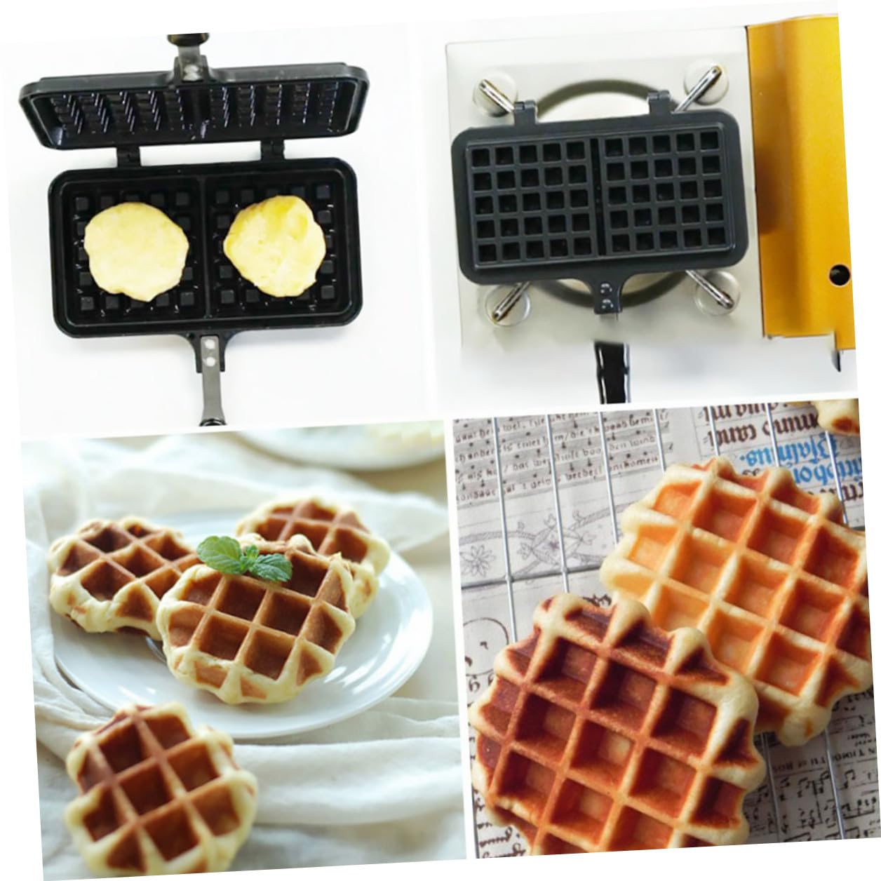 Molde para Hacer Gofres Antiadherente para Horno Molde para Pasteles DIY Compacto y Reutilizable para Cocina Doméstica y Regalo