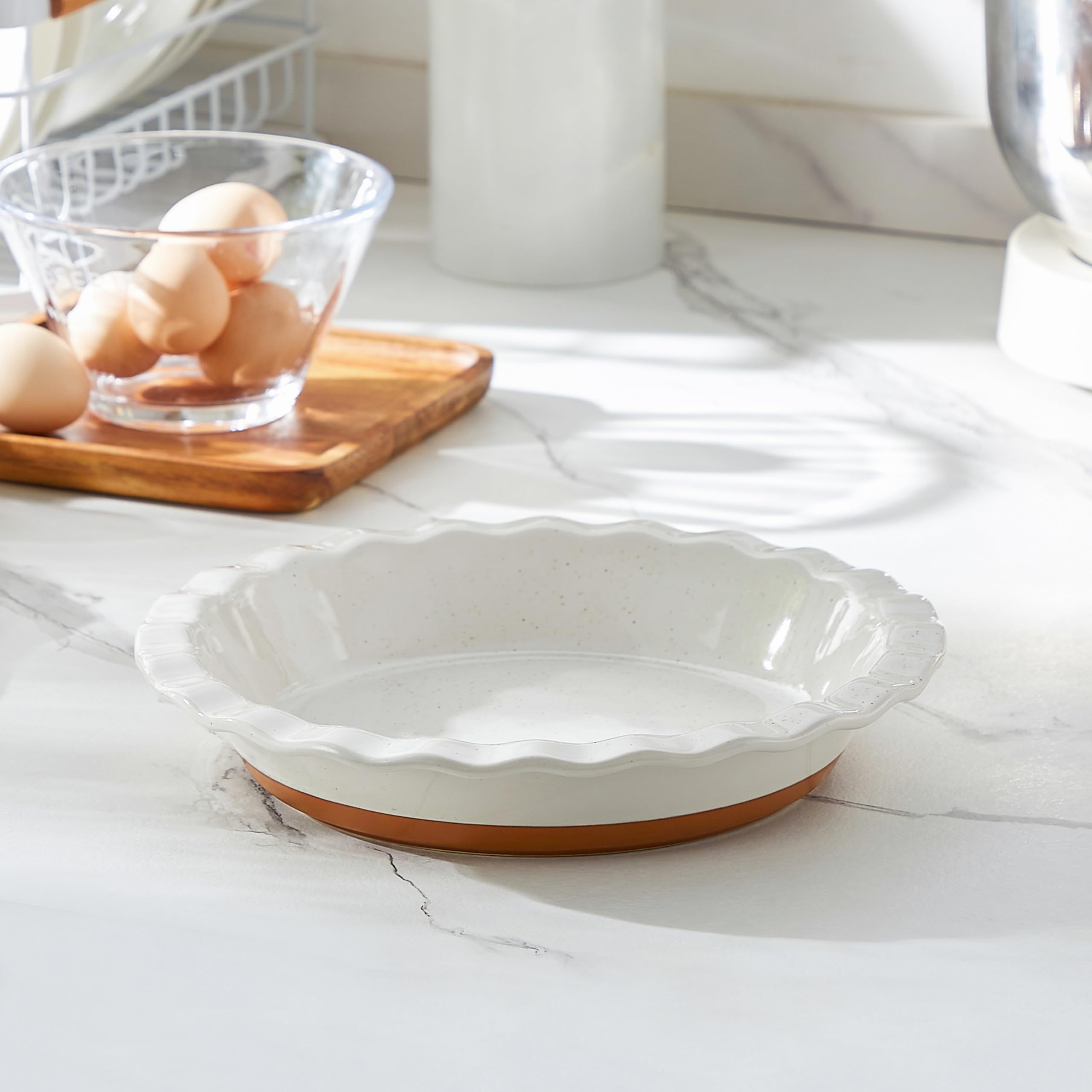MALACASA Kuchenform aus Keramik, 1er-Set