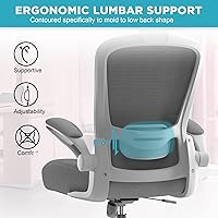 Vista 3 de Mimoglad Silla de Oficina, Silla de Escritorio Cómoda - Silla Ergonómica de Computadora de Respaldo Alto con Soporte Lumbar Ajustable