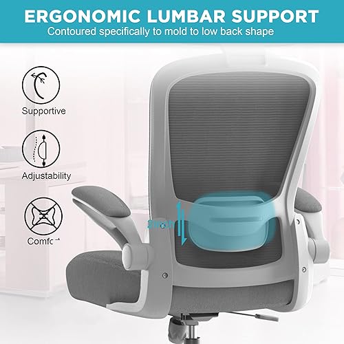 Miniatura 3 de Mimoglad Silla de Oficina, Silla de Escritorio Cómoda - Silla Ergonómica de Computadora de Respaldo Alto con Soporte Lumbar Ajustable