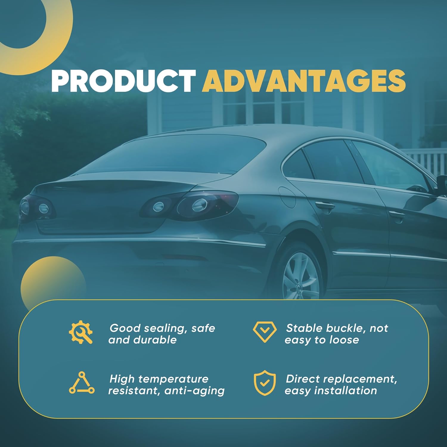 3C8809857C Fuel Gas Tank Cap Filler Door Cover 3C8809857D Compatible with VW CC 2012-2017 PASSAT CC 2009-2012 3C8809857A 3C8809857E