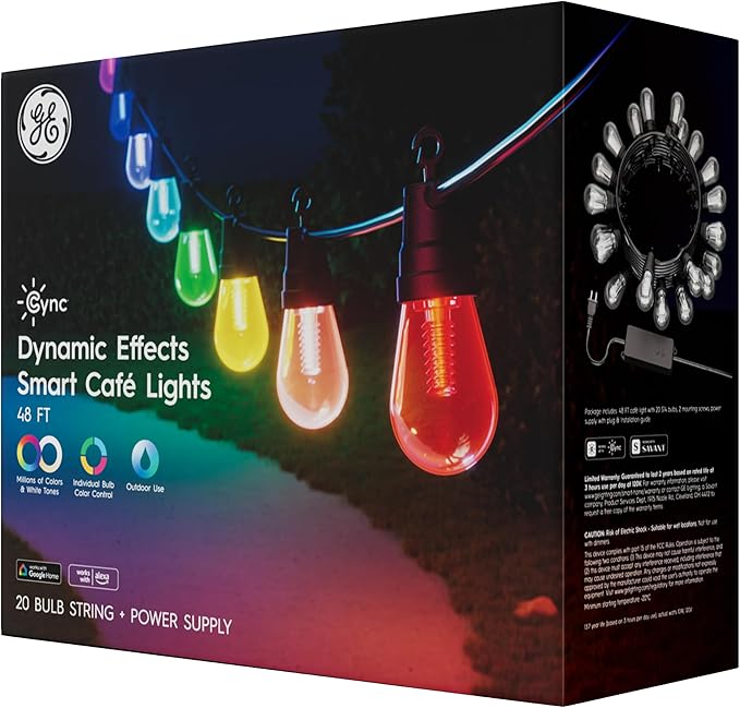 GE Cync Luces Inteligentes para Exterior 48ft miniatura 2