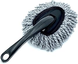 Microfibre Car Duster with Handle, Grey, Multipurpose Cleaning Brush for Home and Automobile
