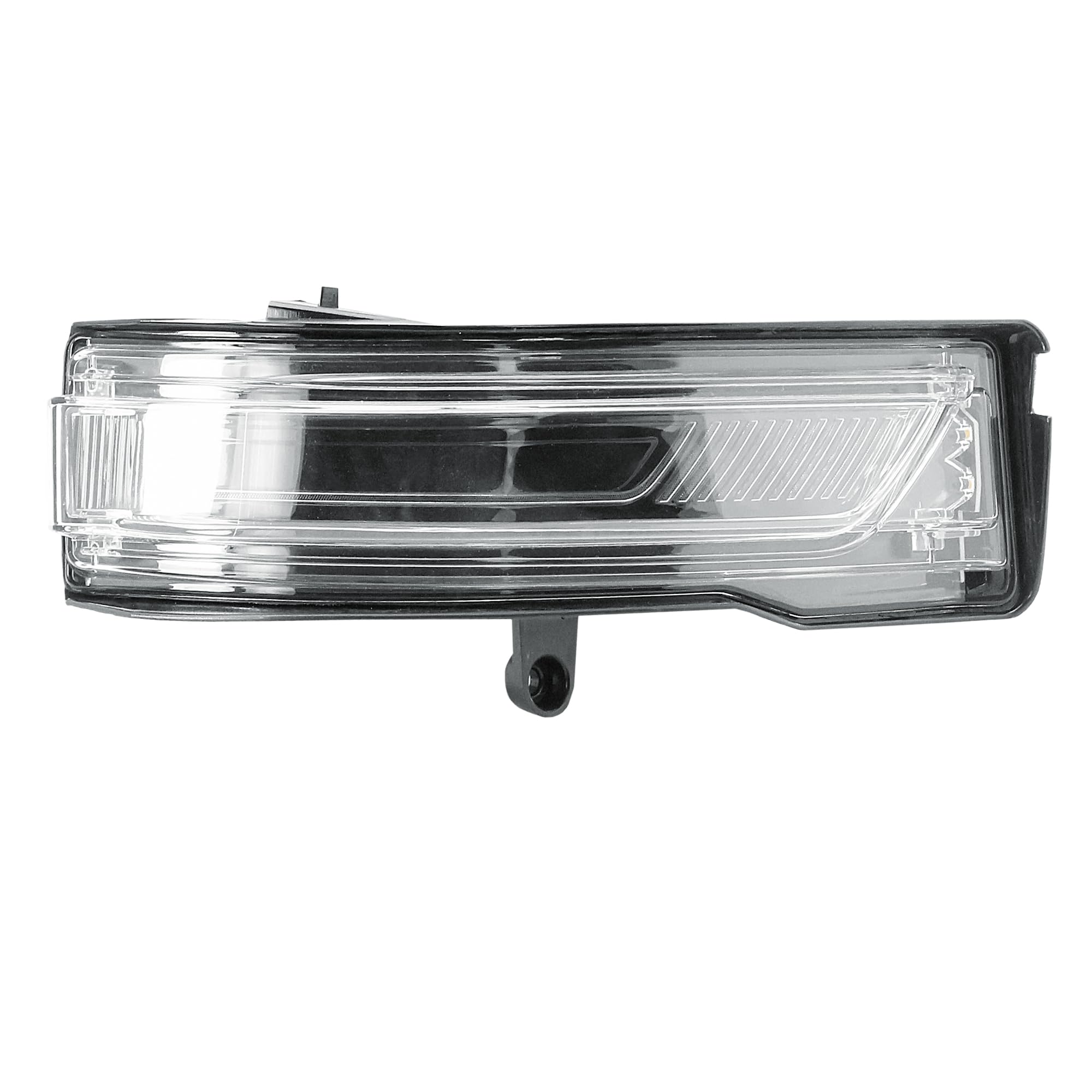 LONGLING Replacement Passenger Right Side Door Mirror Turn Signal Light Lamp Black Housing Indicator for RAM 1500 from 2019 to 2024