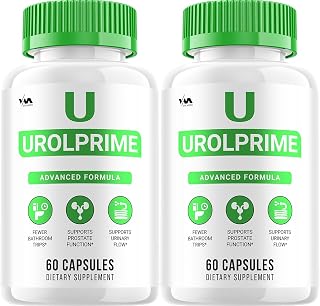 (2 Pack) Urol Prime Support Capsules – UrolPrime Pills Supplement, Maximum Strength, New Improved Multivitamin Formulation, Reviews, 120 Capsules