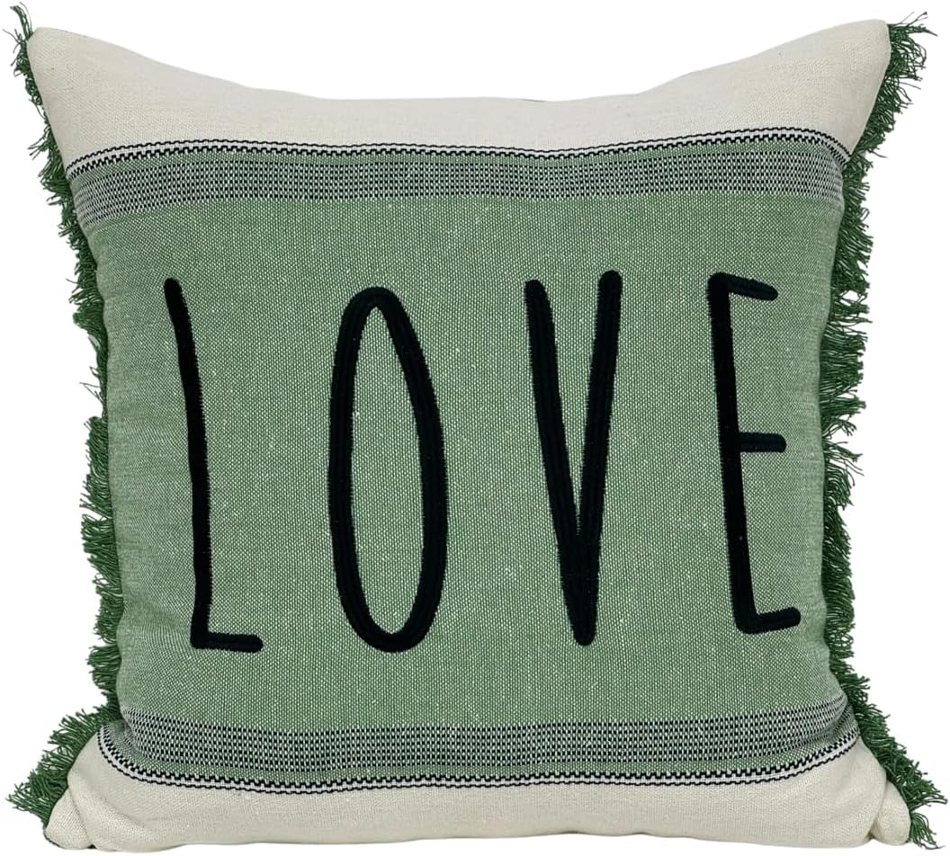 Decorative Throw Pillows with Cotton Cover, Polyester Fill, Multiple Styles and Colors (Better Together, 14” x 24”)