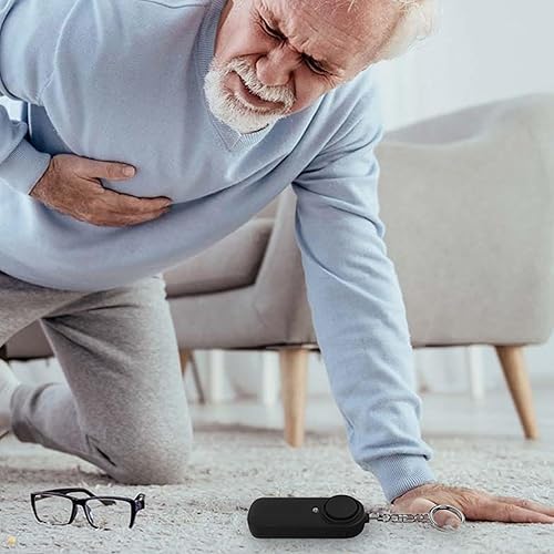 Miniatura 2 de Person Defense Alarm with 130dB Loud LED Flashing Light ABS Security Device Safe Alert Device Small for All Ages Not Theft Person Alarm for Outdoor