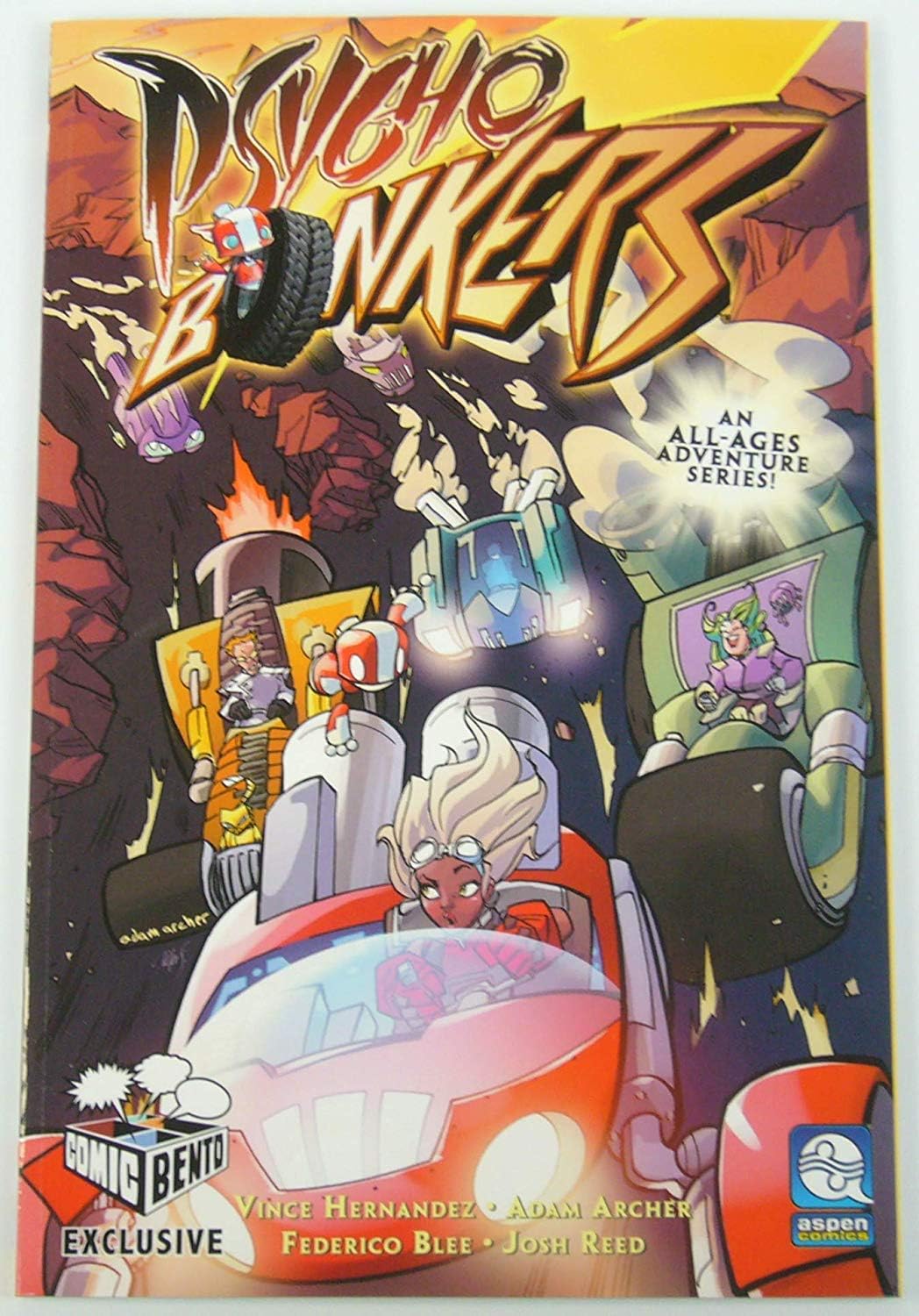 Psycho Bonkers Vol. 1 Full Throttle Comic Bento Exclusive Variant Edition