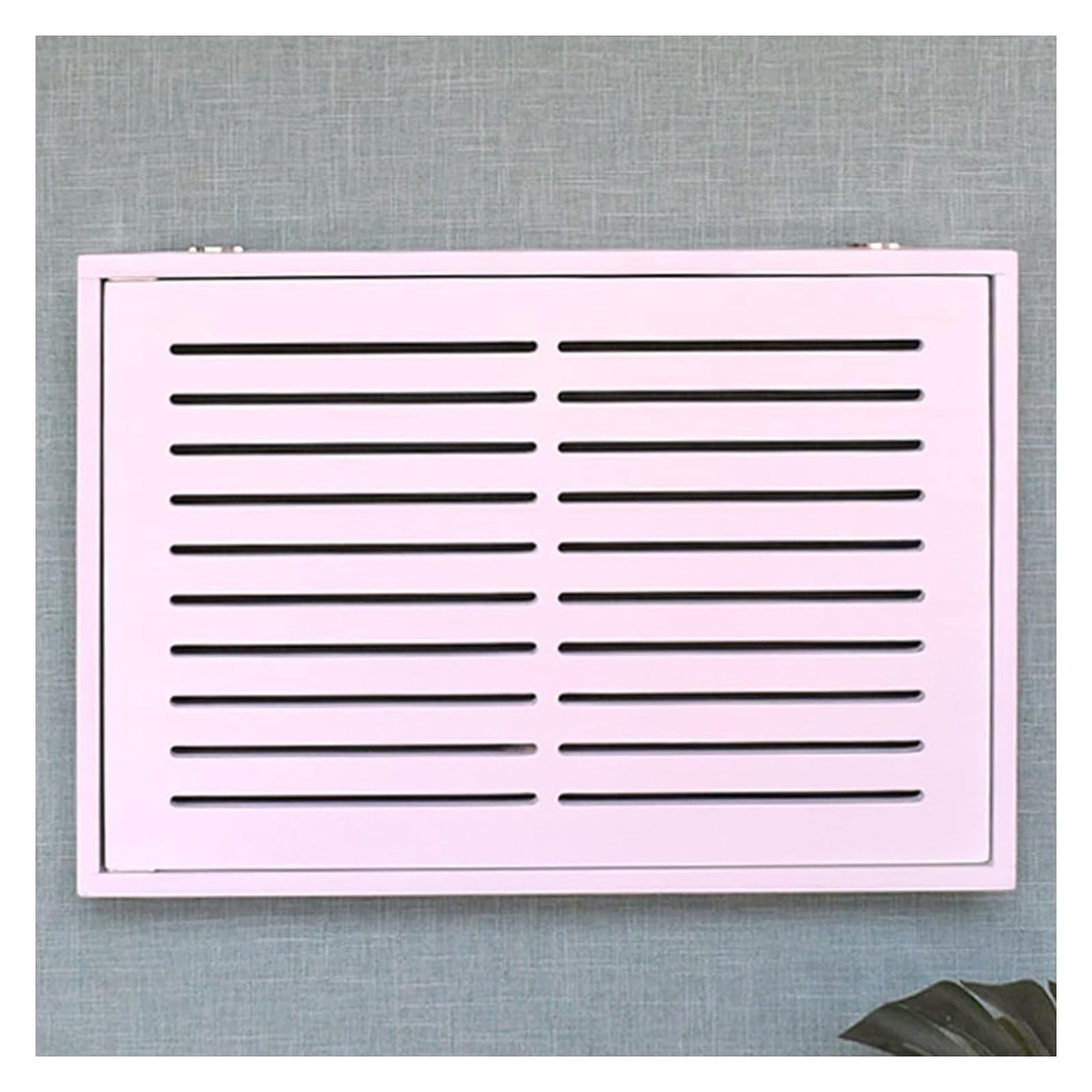 Étagère murale en bois pour routeur WiFi - Boîte de rangement élégante avec clôtures amovibles pour la maison et le bureau - Solution de gestion des câbles