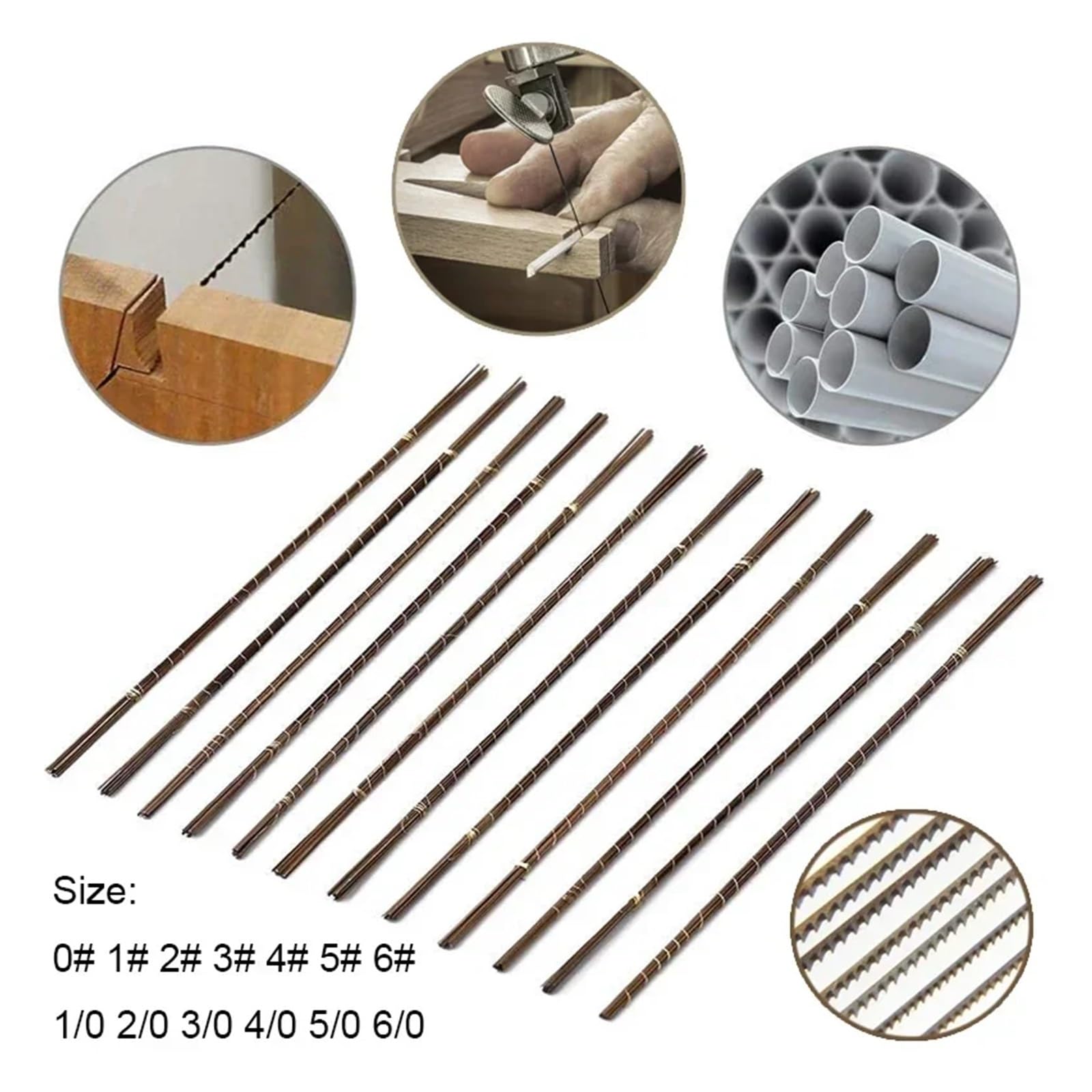 12/144 szt. Brzeszczoty brzeszczoty do pił obróbka biżuterii ręcznie przyrząd do cięcia metalu narzędzia rzemieślnicze do obróbki drewna(NO.5 144pcs)