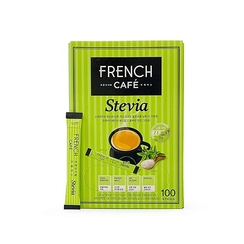 Miniatura 9 de Namyang French Cafe Stevia - Mezcla de café instantáneo (cero azúcar) (20 barritas)