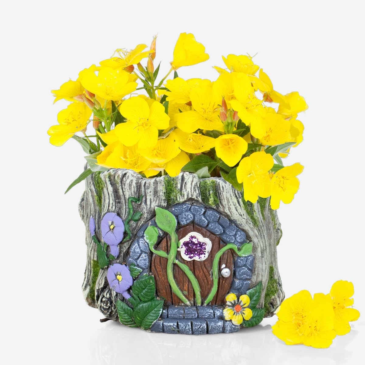 Healthy Living Direct Cement Pot Planter Fairy House