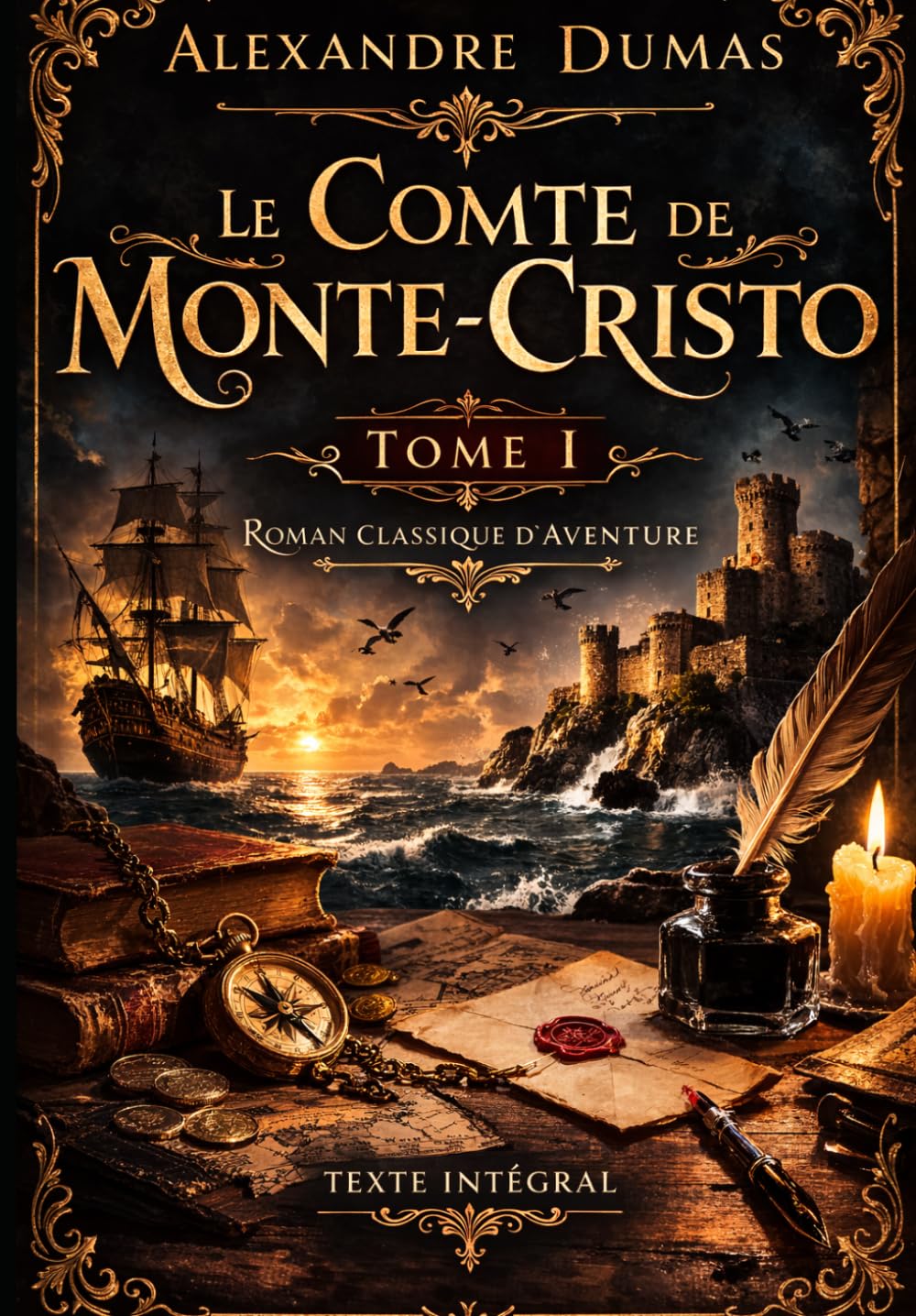 Le Comte de Monte-Cristo: Roman classique de la littérature française