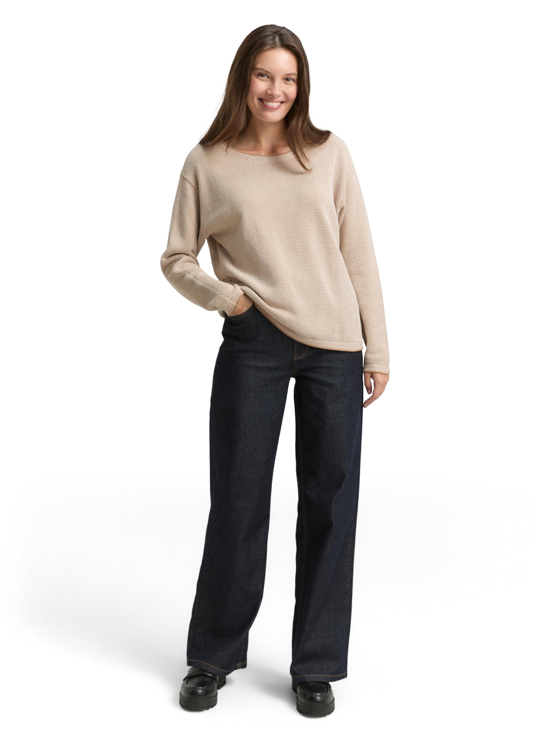 TOM Tailor 1030507 Sudadera con Detalle Fruncido Mujer (Pack de 1)