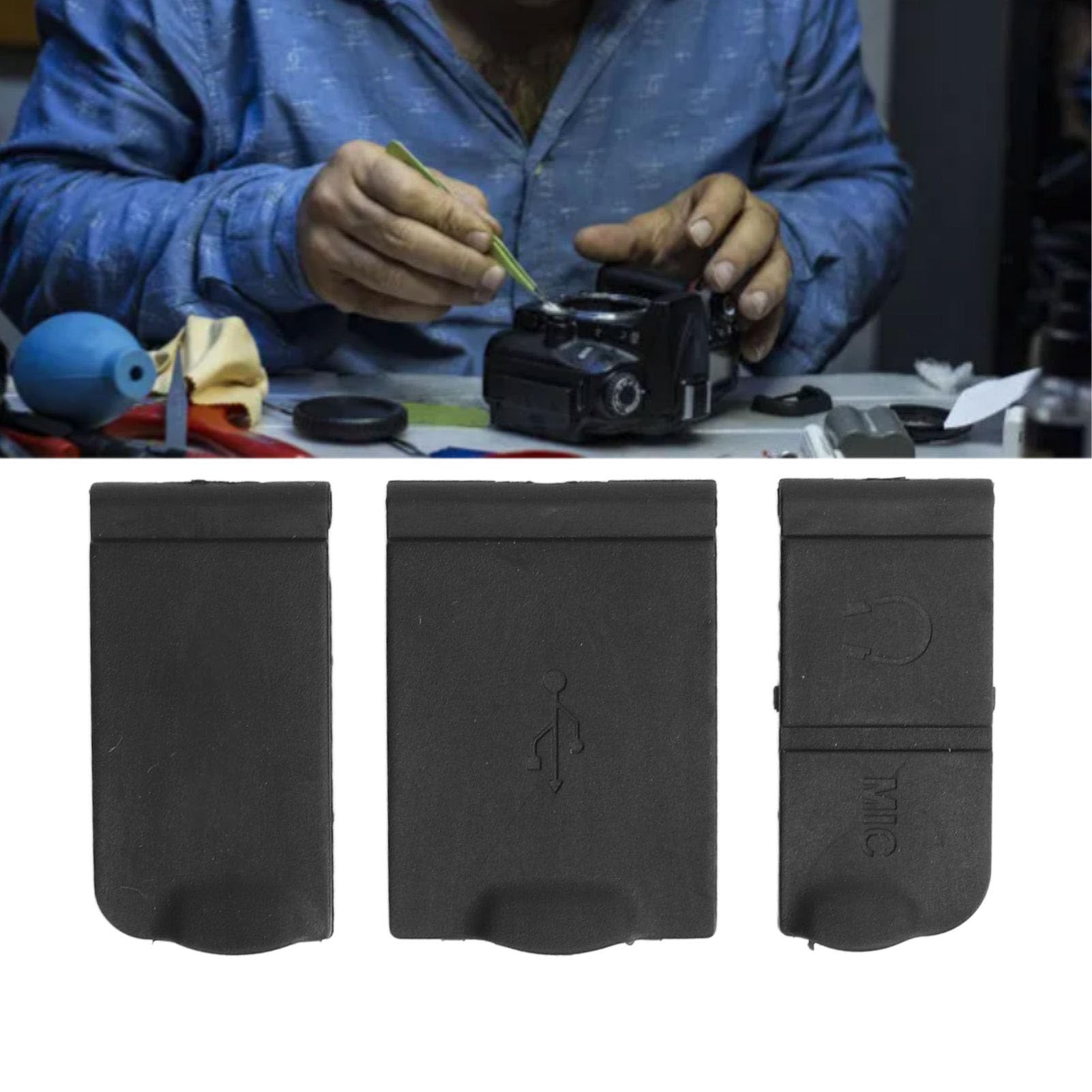 Nikon D810 Kit Riparazione Gomma Impugnatura Per Nikon D700 - 4 - Foto 3