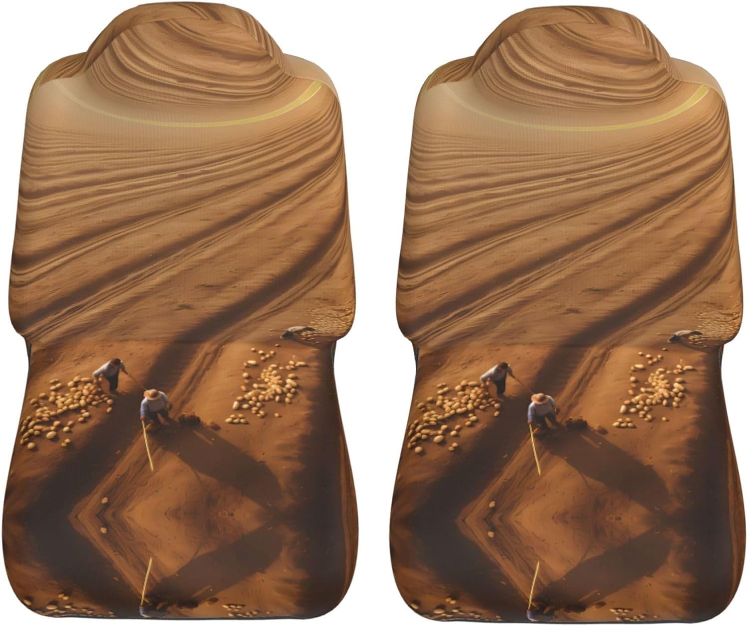 Universal On the Field of Hope Printed car seat Covers are Suitable for Most Seats in Trucks, Vans, and Other Similar Vehicles.