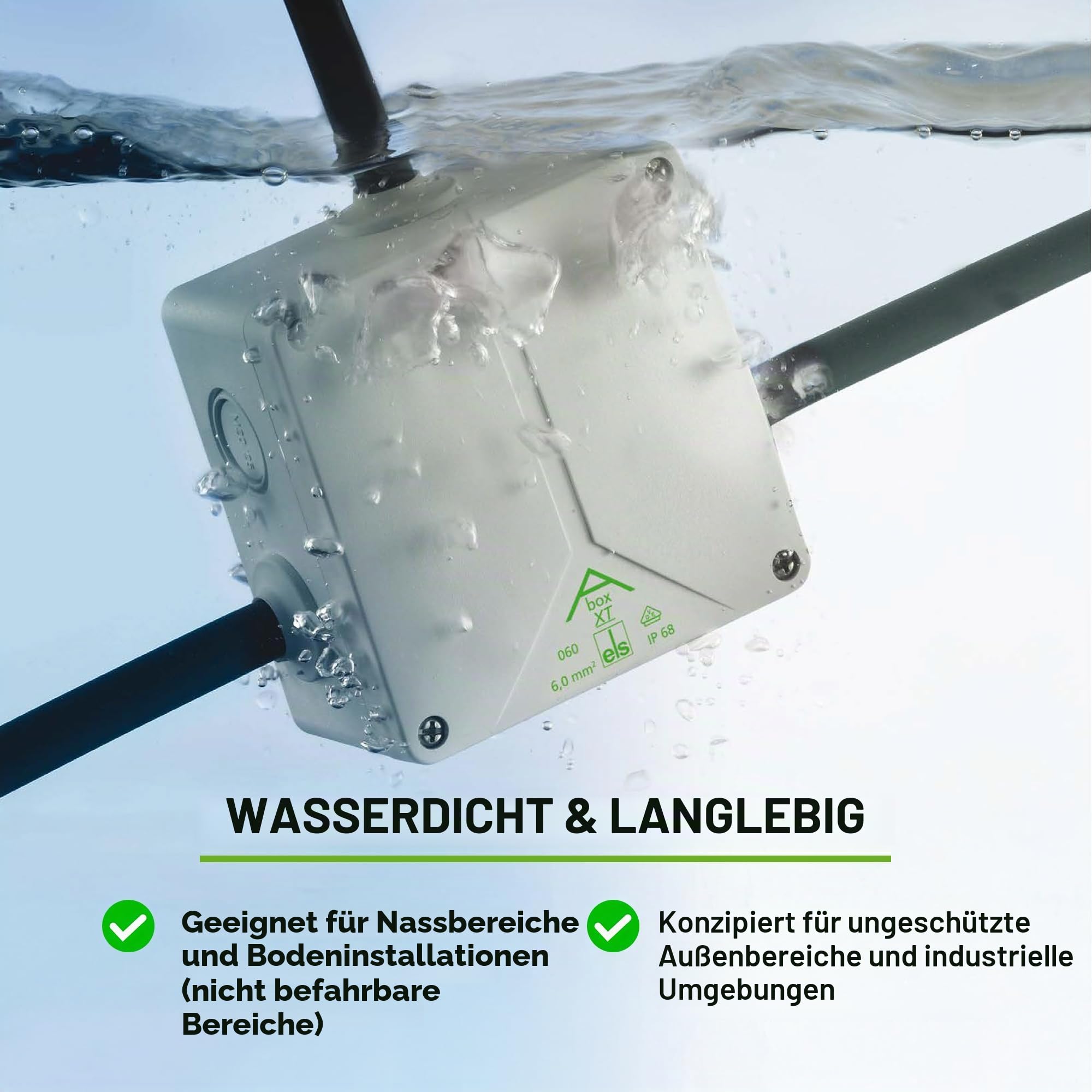 Spelsberg Abzweigkasten Abox Pro XT SLK-4², IP68, für Erdreich, inkl. Gießharz