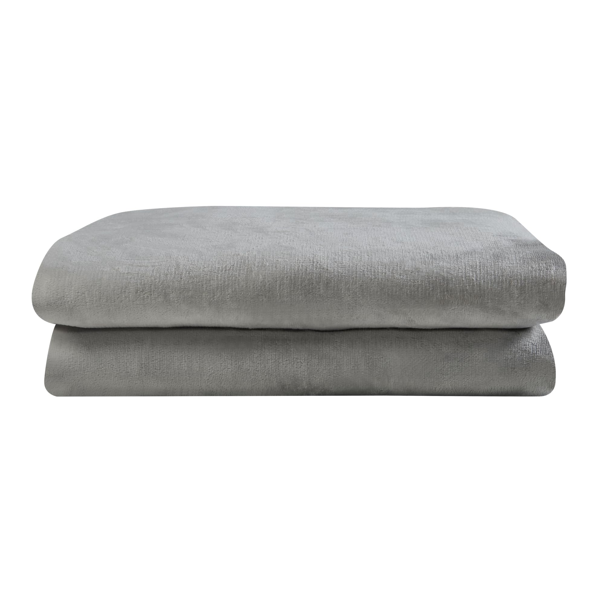 [en.casa] Coperta Riscaldante Termocoperta Elettrica Coperta Termica 180 x 130 cm Temperatura Regolabile Protezione Surriscaldamento - Grigio Chiaro