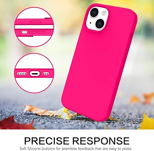 Miniatura 7 de BENTOBEN Funda para iPhone 14 Plus, iPhone 14 Plus, para mujeres y hombres, ajuste delgado, silicona líquida, gel suave, antiarañazos, a prueba de