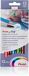 Pentel Arts Watercolour Crayons, thérapie artistique ou coloration pour adultes, 12PK