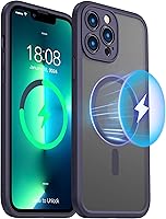 Vista 211 de ImpactStrong Magnetic Guard Designed for iPhone 14 Pro Max Case [Camera Protection] [Military Grade Drop Tested] [Compatible with MagSafe] Slim Black