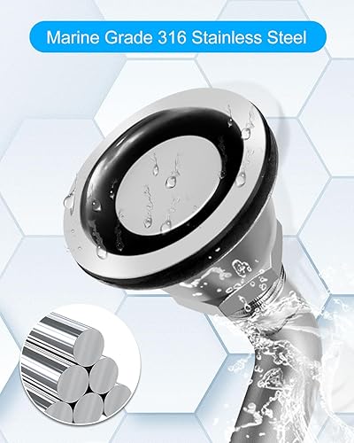 Miniatura 10 de Ventilación de combustible para lancha de 90 para manguera de 58 pulgadas, ventilación de tanque de combustible de montaje empotrado para barco con