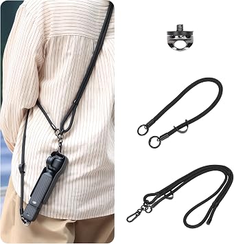 Osmo Pocket 3 Strap, Osmo Pocket 3 Strap, Neck Strap, Drop Prevention, Osmo Pocket 4, Osmo Pocket 3 /Action 6/5pro/4/3/Insta360 X6/X5/X4/ace pro/Gopro Series, Osmo Pocket 3, Accessories AC-52