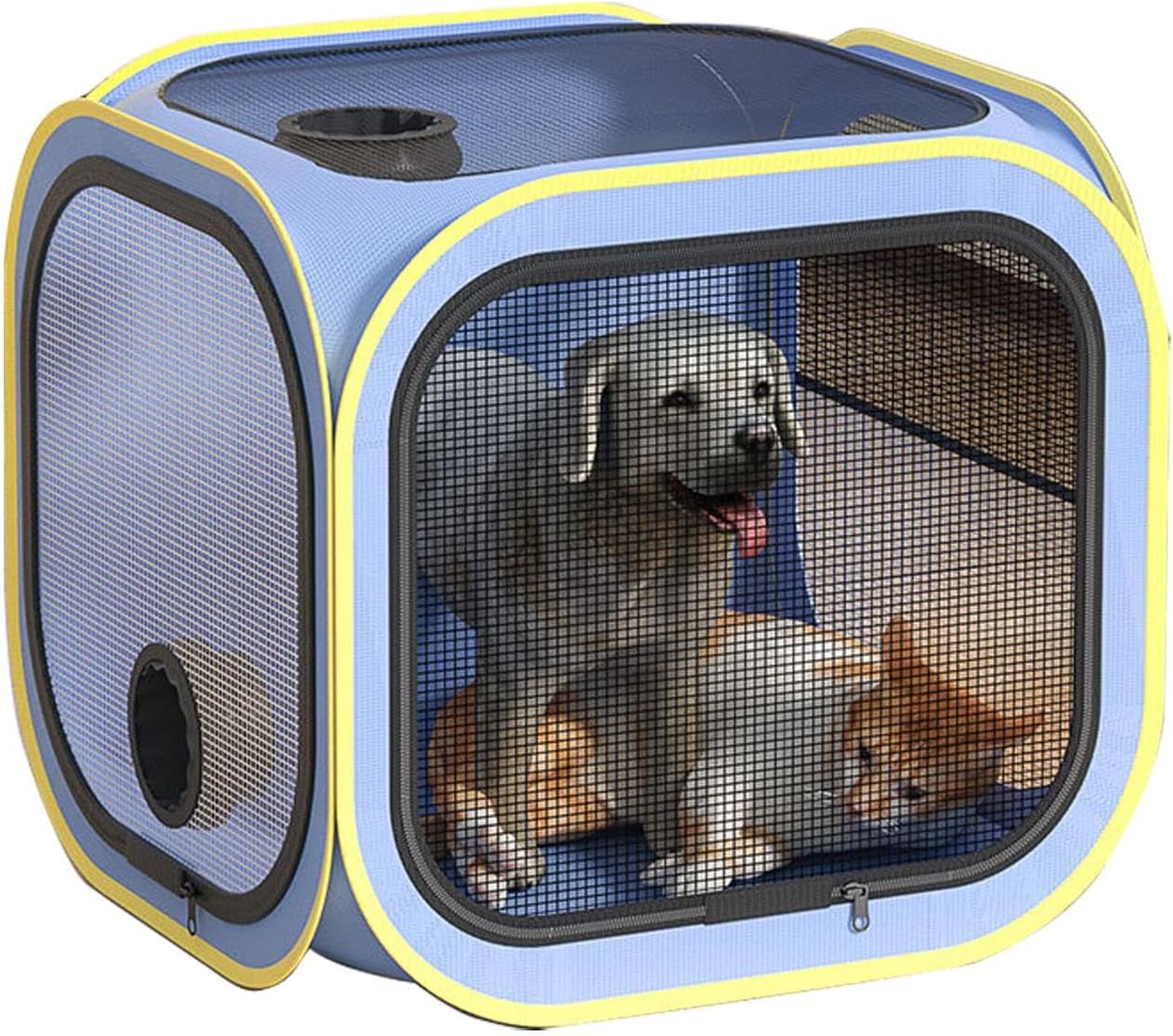 Pet Dryer Box | Foldable Dog Drying Cage | Automatic Pet Hair Dryer Box,for Puppy Dog Home Room Grooming Bath Wash Outdoor