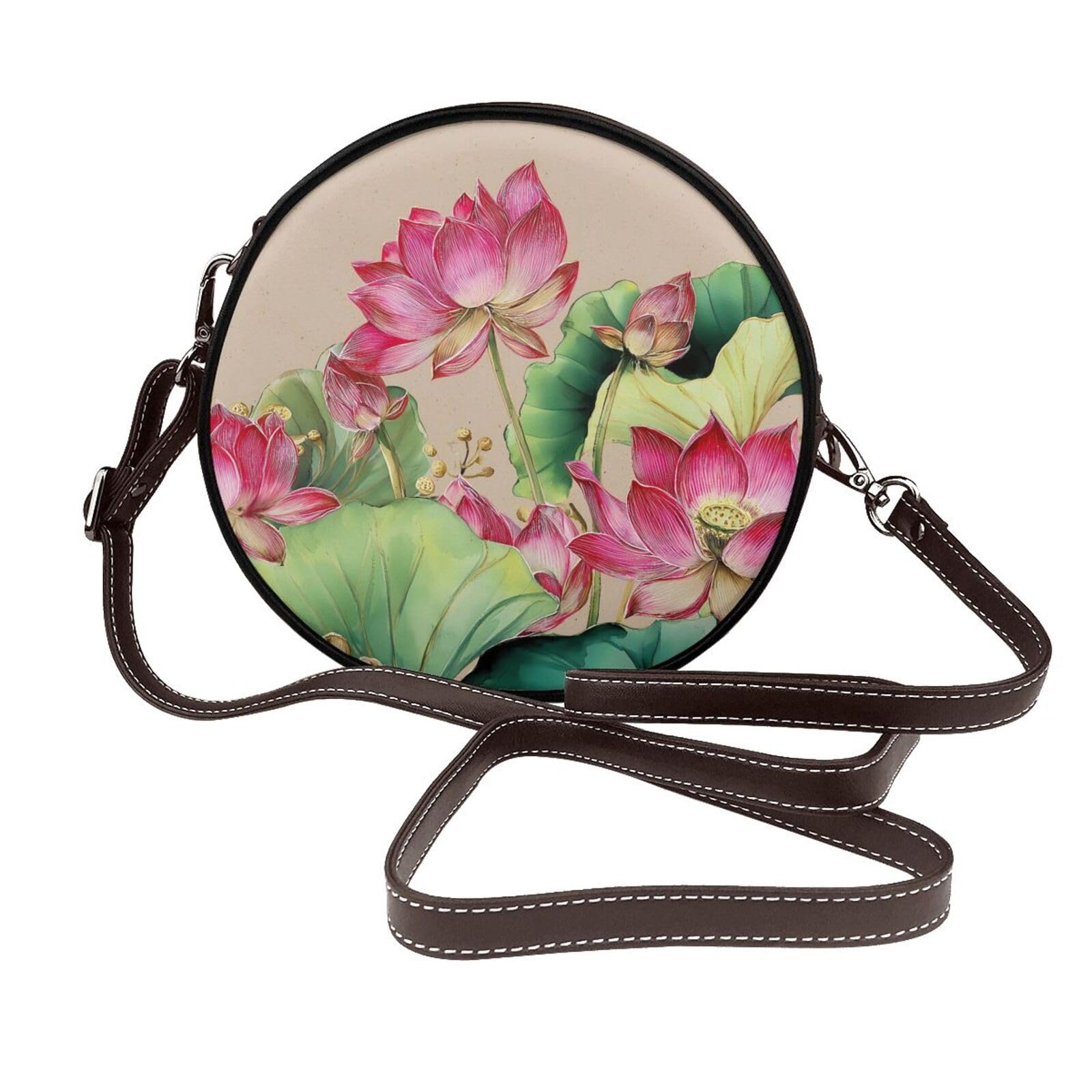 Sac à main circulaire avec sangle réglable une idée cadeau poétique - 6