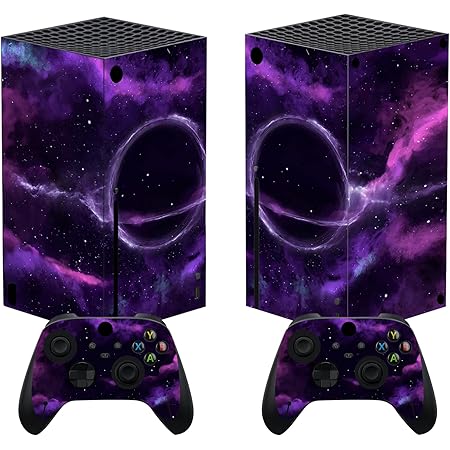 Colorful Galaxy Full Body Skin For Xbox Series X Console & Controllers - Protective Vinyl Decal