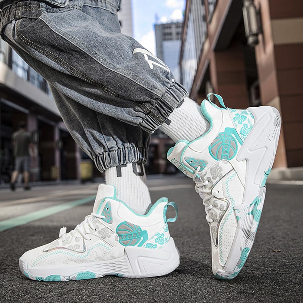 MAUGELY Unisex Basketball Shoes Comfortable Cushioning Outdoor Anti Slip Professional Fashion Running Sneakers - Image 5