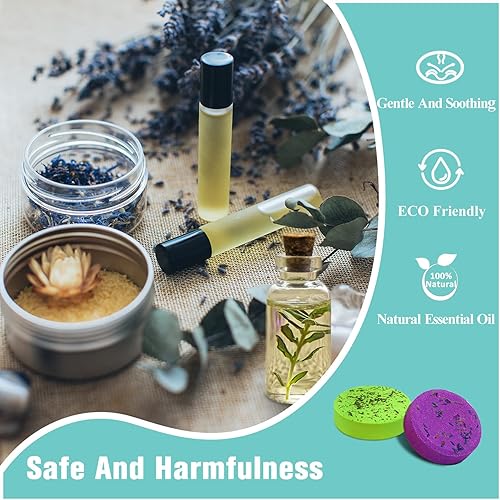 Miniatura 4 de Vaporizadores de ducha de aromaterapia, 6 piezas de baño y cuerpo, restaura el cuidado personal, eucalipto para bombas de ducha con aceite esencial