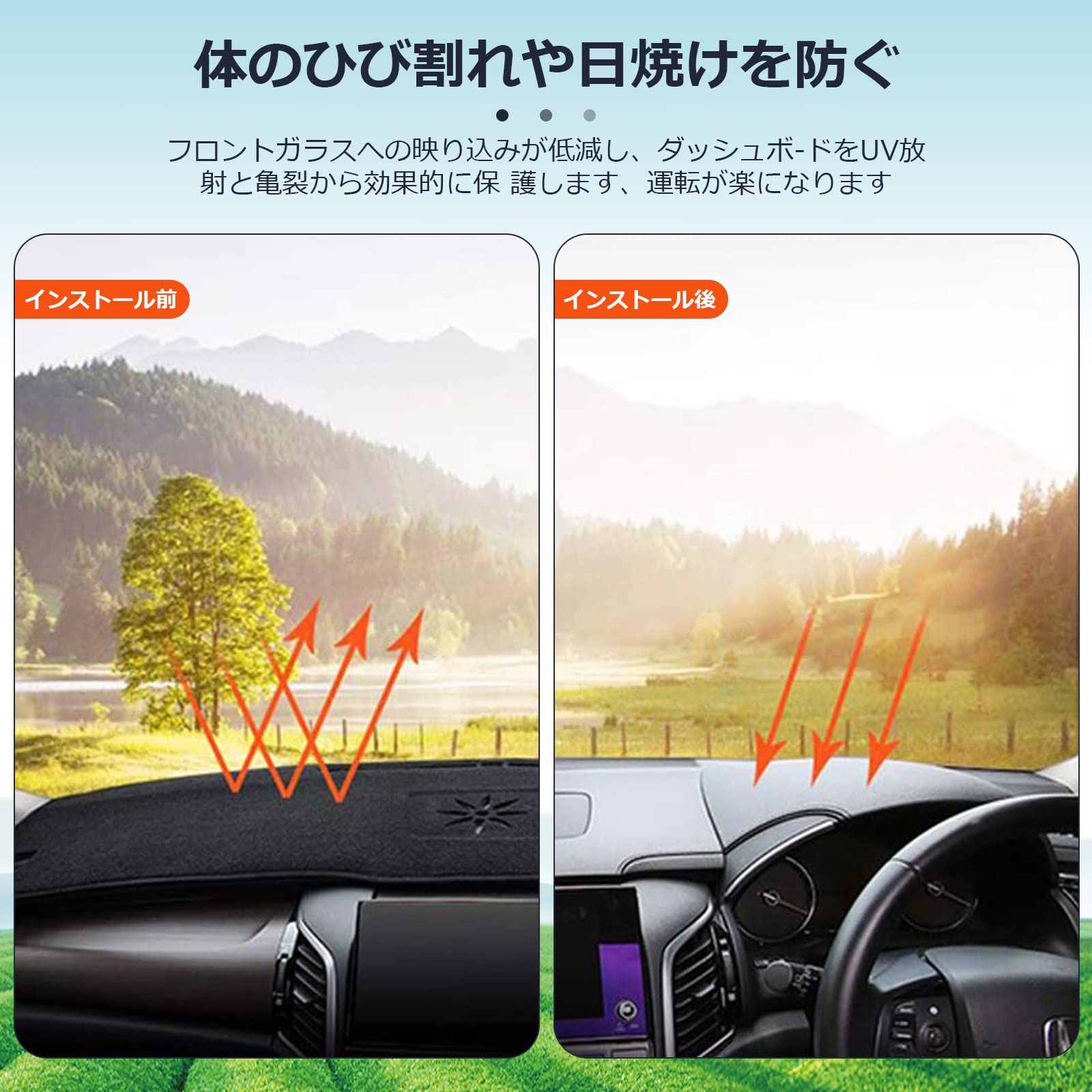 Amazon | ダッシュボードマット適合スバル フォレスター SK系/XV GT系