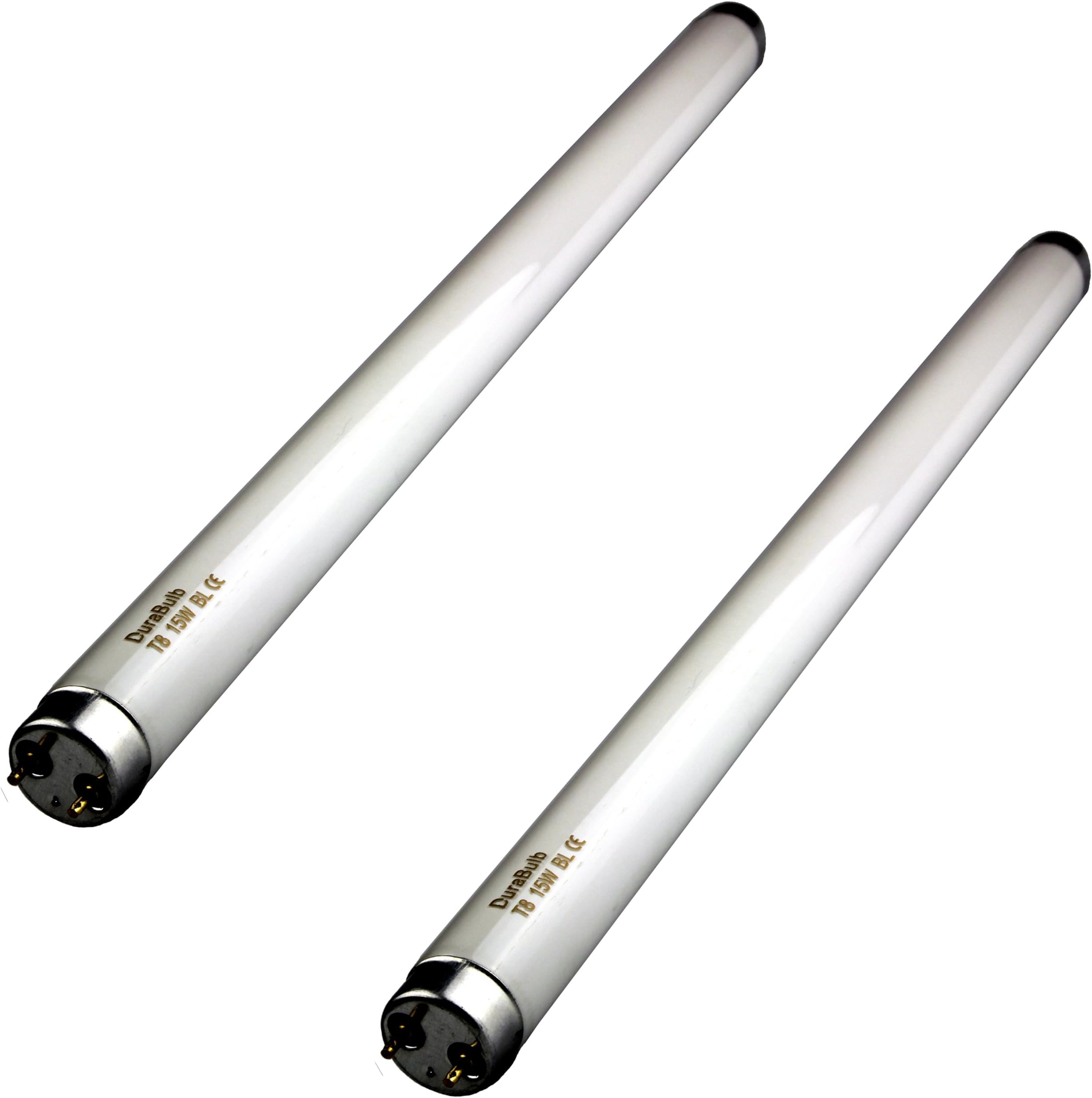 2 x 15W Insect Killer Bulbs - T8 15 Watt BL368 UV Tubes for 30W Fly Killers/Insect Zappers