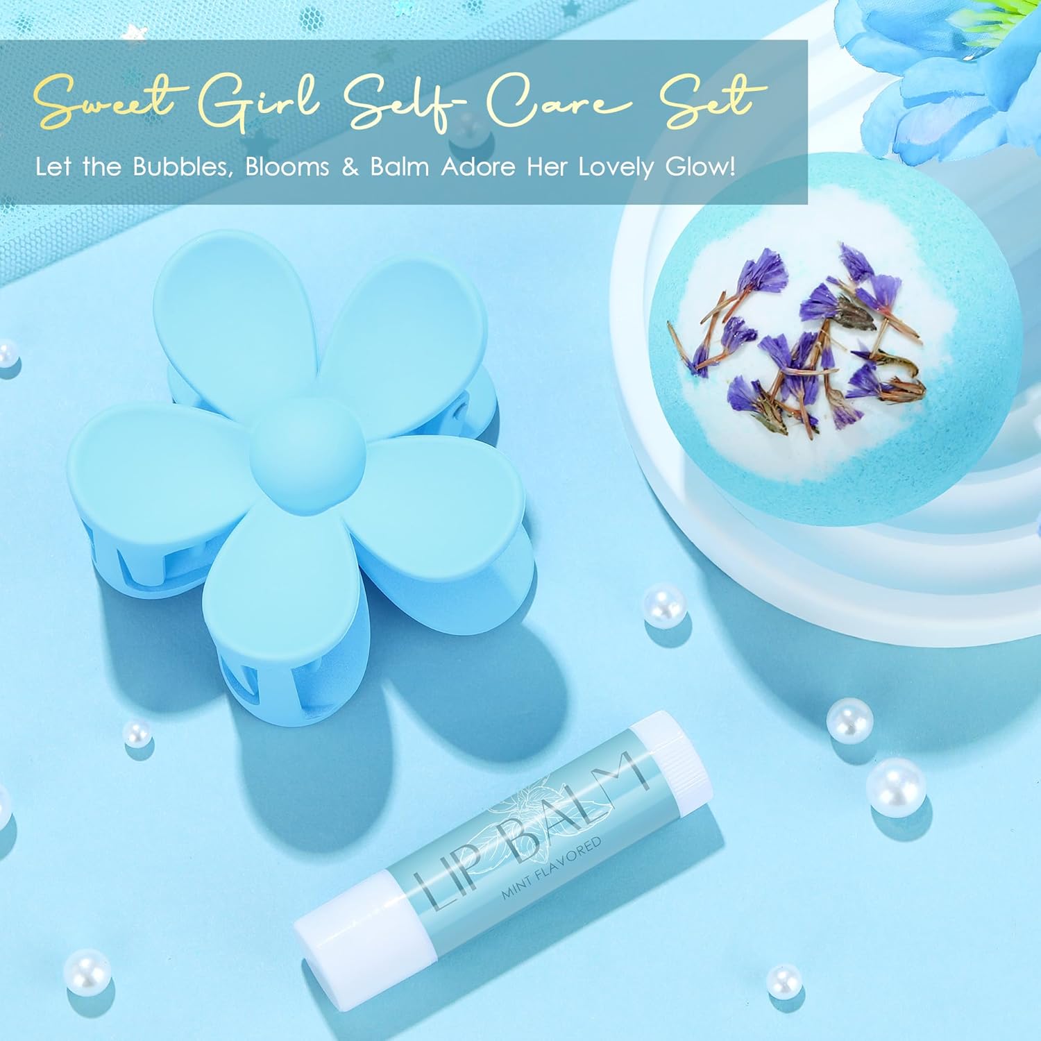 Birthday Gifts for Teen Girls, Women, Teenage Girl Birthday Gift Sets for Teen Girls Tween Gifts for Teenage Girl Cute Daisy Aesthetic Glass Cup Gift Basket for Teens, Her, Women, Sister, Friend - Image 5