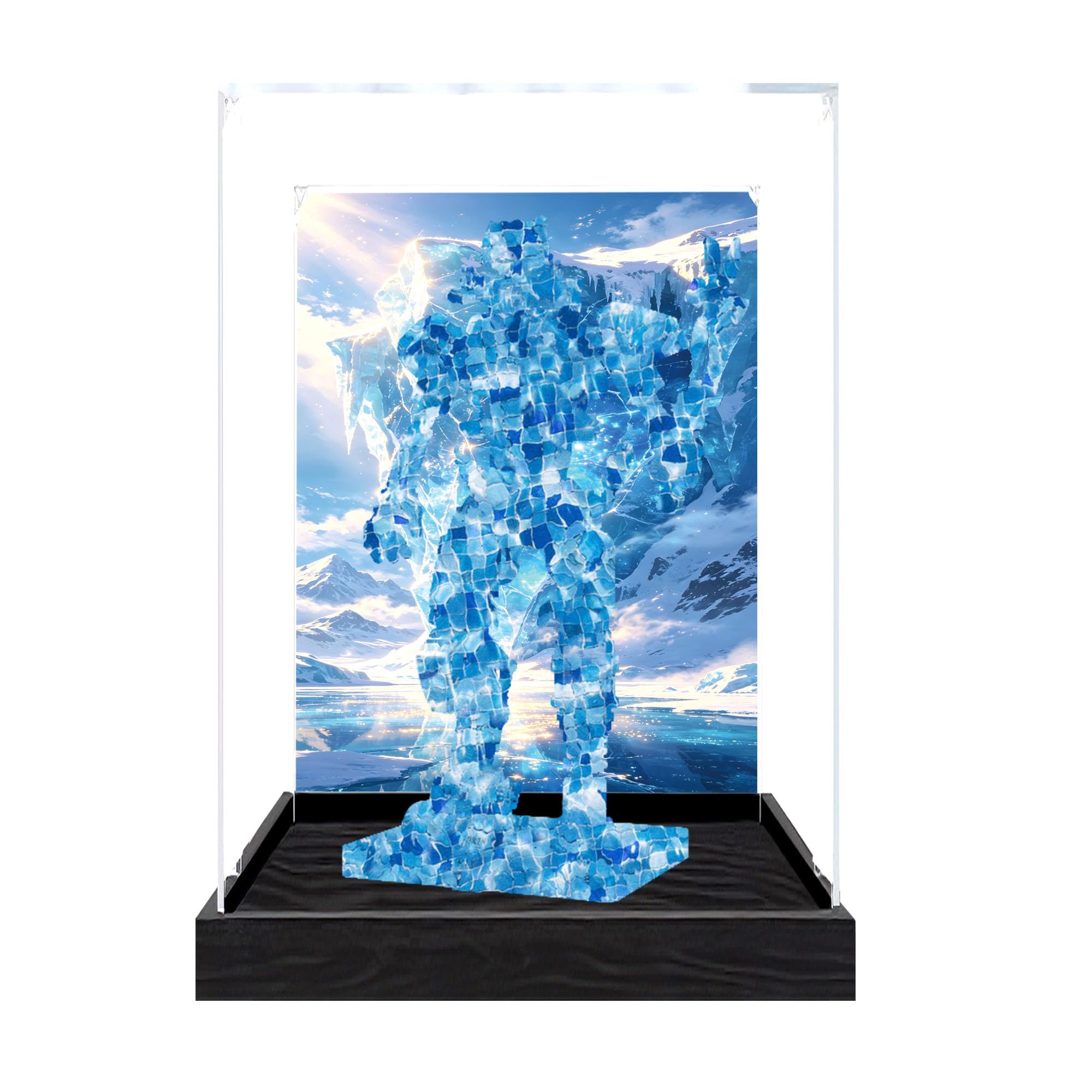 Clear Acrylic Showcase Box for Le-go 77081 Sets (Background 1)