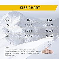 Vista 34 de HANDLANDY Guantes de trabajo aislados, guantes térmicos de invierno impermeables para hombres y mujeres Negro-Amarillo